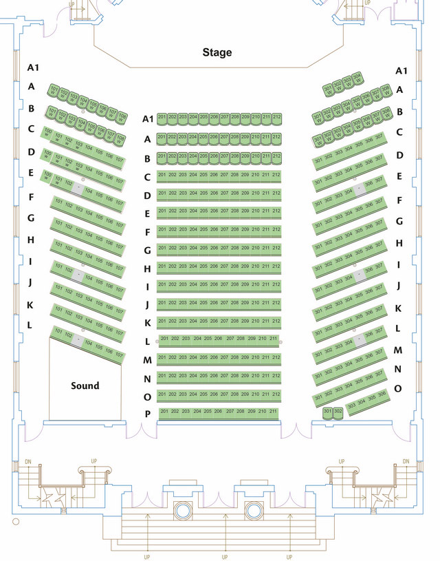 The Shedd Eugene Seating Chart